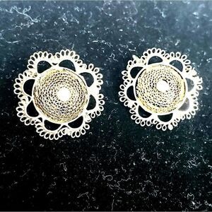 Vintage | Sterling Silver Filigree Earrings